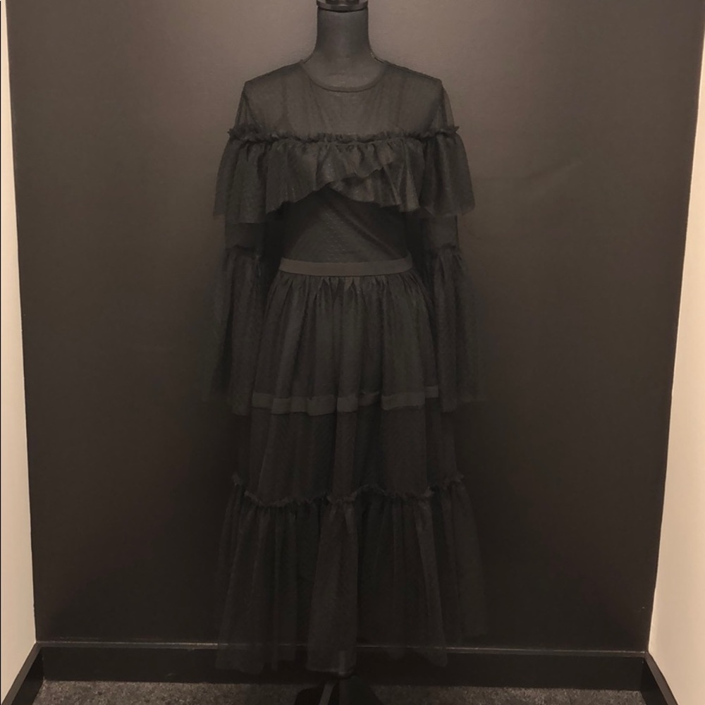 Gianni Bini Tae Mesh Midi Dress